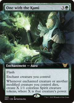 One with the Kami (Extended Art) [Kamigawa: Neon Dynasty Commander]-1