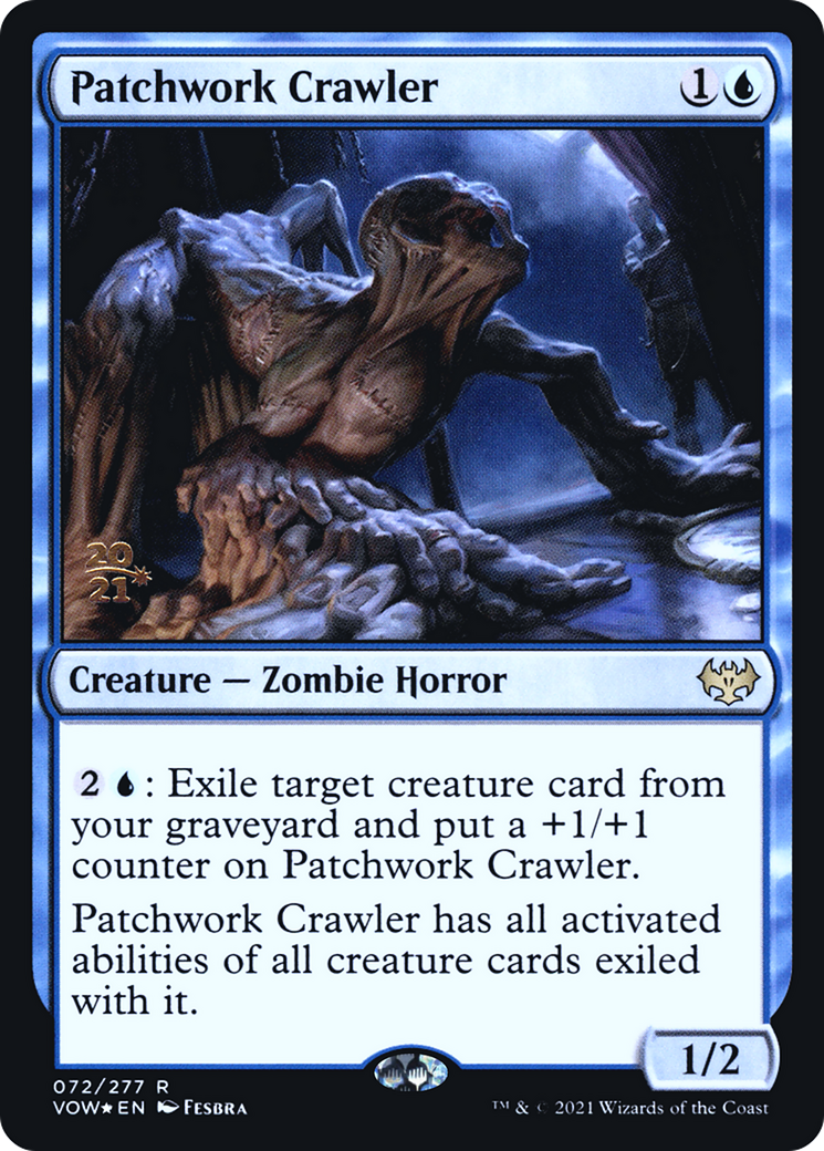 Patchwork Crawler [Innistrad: Crimson Vow Prerelease Promos]-1