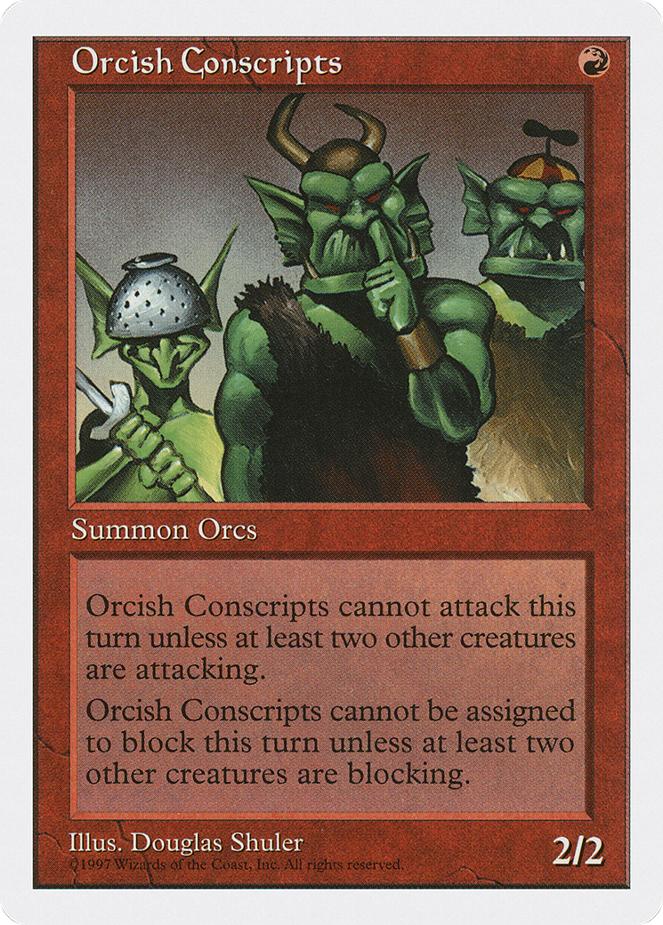 Orcish Conscripts [Fifth Edition]-1