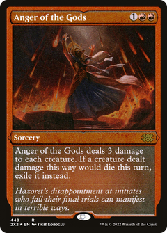 Anger of the Gods (Foil Etched) [Double Masters 2022]-1
