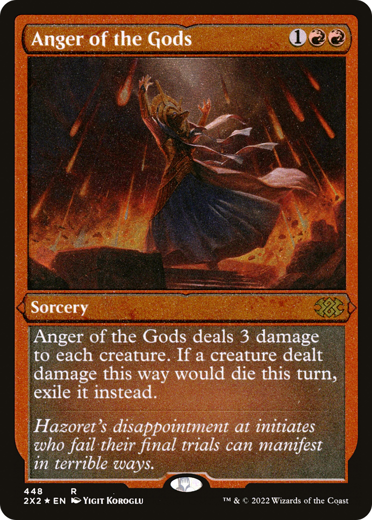 Anger of the Gods (Foil Etched) [Double Masters 2022]-1
