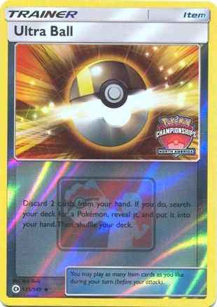 Ultra Ball (135/149) (NA Championship Promo) [Sun & Moon: Base Set]-1