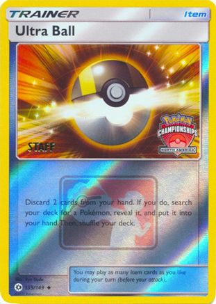 Ultra Ball (135/149) (NA Championship Promo Staff) [Sun & Moon: Base Set]-1