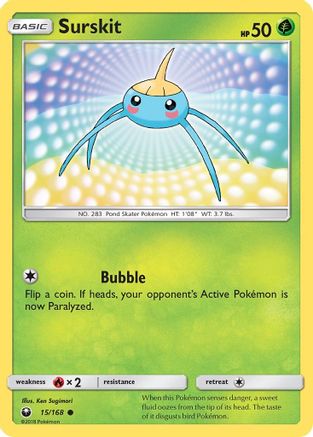 Surskit (15/168) [Sun & Moon: Celestial Storm]-1