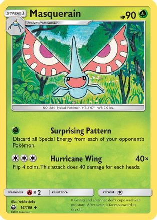 Masquerain (16/168) [Sun & Moon: Celestial Storm]-1