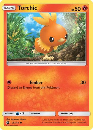 Torchic (25/168) [Sun & Moon: Celestial Storm]-1