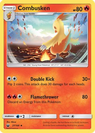 Combusken (27/168) [Sun & Moon: Celestial Storm]-1