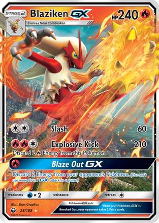 Blaziken GX (28/168) [Sun & Moon: Celestial Storm]-1