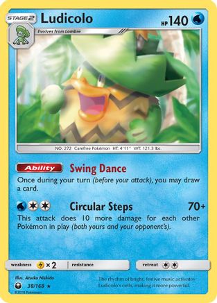 Ludicolo (38/168) [Sun & Moon: Celestial Storm]-1