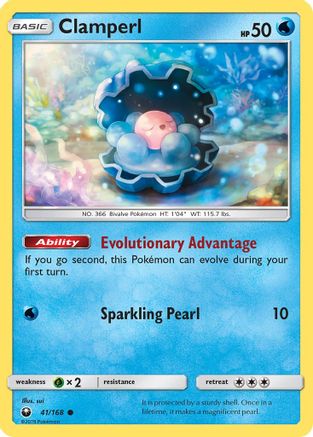 Clamperl (41/168) [Sun & Moon: Celestial Storm]-1