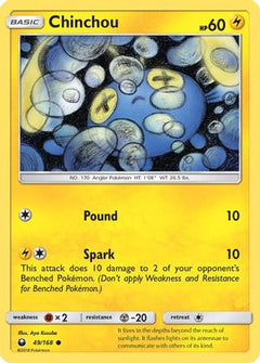Chinchou (49/168) [Sun & Moon: Celestial Storm]-1