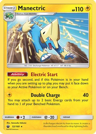 Manectric (52/168) [Sun & Moon: Celestial Storm]-1