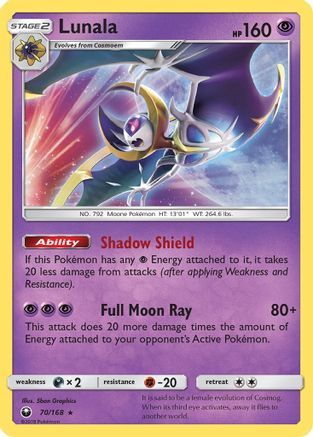 Lunala (70/168) [Sun & Moon: Celestial Storm]-1