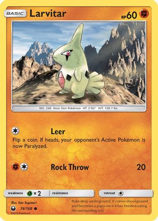 Larvitar (74/168) [Sun & Moon: Celestial Storm]-1