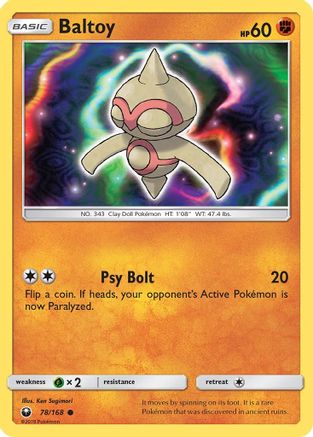 Baltoy (78/168) [Sun & Moon: Celestial Storm]-1