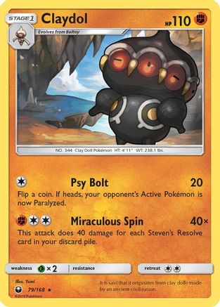 Claydol (79/168) [Sun & Moon: Celestial Storm]-1
