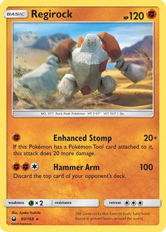 Regirock (80/168) [Sun & Moon: Celestial Storm]-1