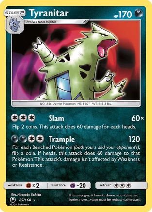 Tyranitar (87/168) [Sun & Moon: Celestial Storm]-1