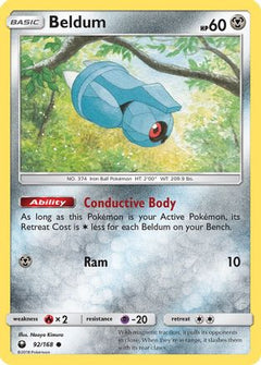 Beldum (92/168) [Sun & Moon: Celestial Storm]-1