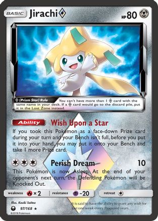 Jirachi (97/168) (Prism Star) [Sun & Moon: Celestial Storm]-1