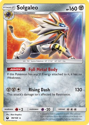 Solgaleo (99/168) [Sun & Moon: Celestial Storm]-1
