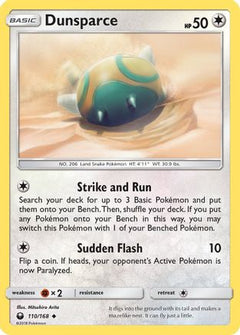 Dunsparce (110/168) [Sun & Moon: Celestial Storm]-1