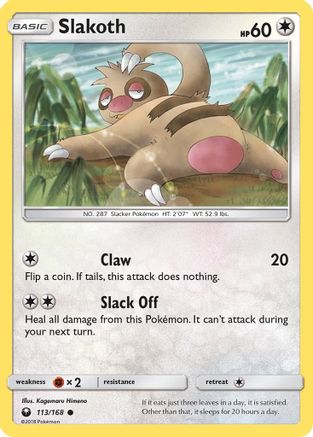 Slakoth (113/168) [Sun & Moon: Celestial Storm]-1