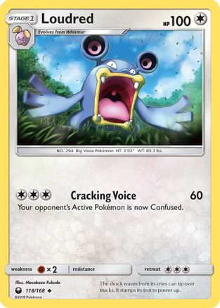 Loudred (118/168) [Sun & Moon: Celestial Storm]-1
