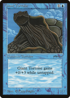 Giant Tortoise (Light Mana Cost) [Arabian Nights]-1