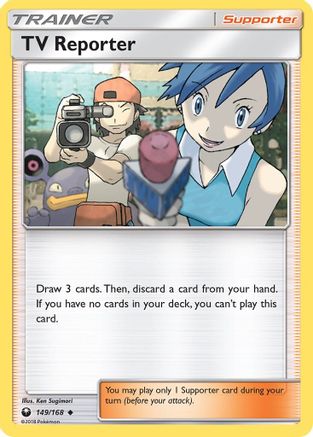 TV Reporter (149/168) [Sun & Moon: Celestial Storm]-1