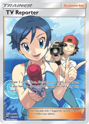 TV Reporter (167/168) [Sun & Moon: Celestial Storm]-1
