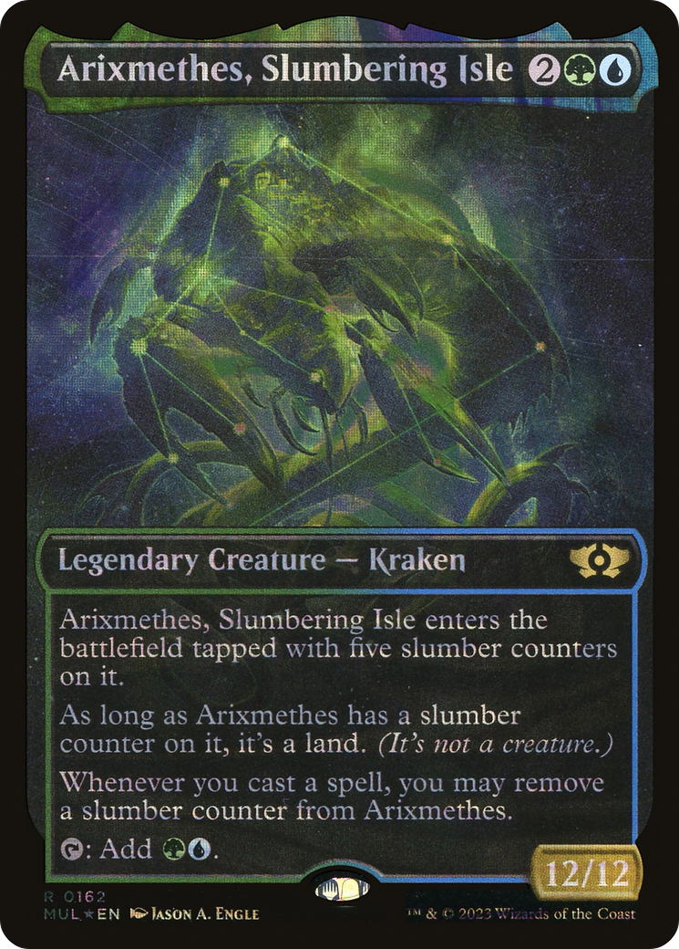 Arixmethes, Slumbering Isle (Halo Foil) [Multiverse Legends]-1