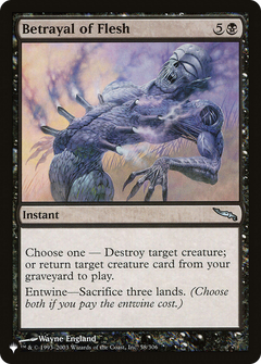 Betrayal of Flesh [The List]-1