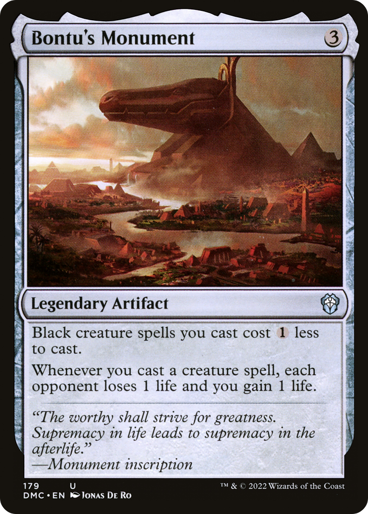 Bontu's Monument [Dominaria United Commander]-1