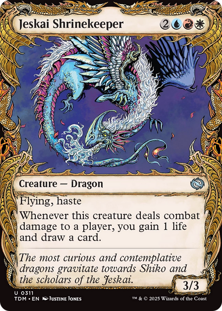 Jeskai Shrinekeeper (Showcase) [Tarkir: Dragonstorm]-1