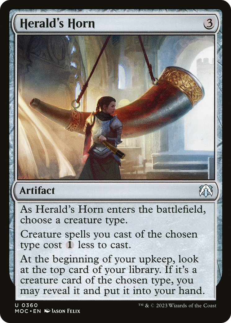 Herald's Horn [March of the Machine Commander]-1