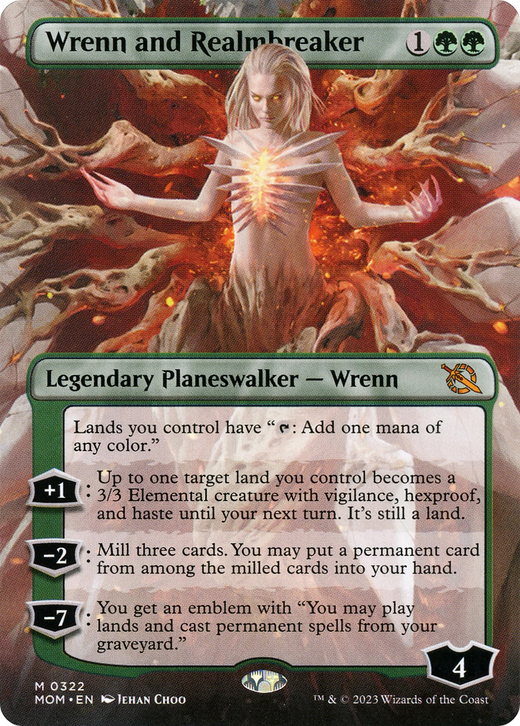 Wrenn and Realmbreaker (Borderless) (MOM-322) - March of the Machine (Borderless)-1