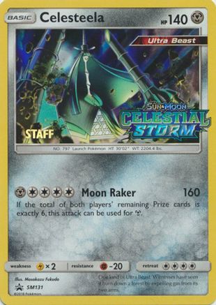 Celesteela (SM131) (Staff Prerelease Promo) [Sun & Moon: Black Star Promos]-1