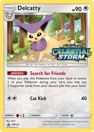 Delcatty (SM132) [Sun & Moon: Black Star Promos]-1