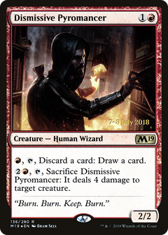 Dismissive Pyromancer [Core Set 2019 Prerelease Promos]-1