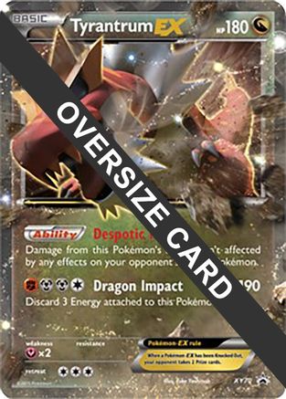 Tyrantrum EX (XY70) (Jumbo Card) [XY: Black Star Promos]-1