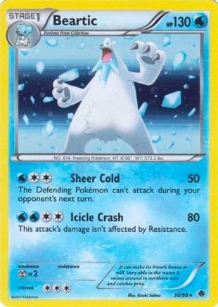 Beartic (30/98) (Cracked Ice Holo) (Blister Exclusive) [Black & White: Emerging Powers]-1