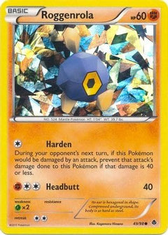 Roggenrola (49/98) (Cracked Ice Holo) (Blister Exclusive) [Black & White: Emerging Powers]-1