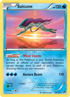 Suicune (30/122) (Cosmos Holo) (Blister Exclusive) [XY: BREAKpoint]-1