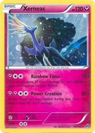 Xerneas (107/162) (Cosmos Holo) (Blister Exclusive) [XY: BREAKthrough]-1