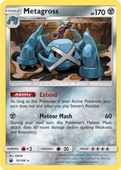 Metagross (95/168) (Prerelease Kit Exclusive) (Theme Deck Exclusive) [Sun & Moon: Celestial Storm]-1