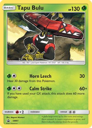 Tapu Bulu (SM61) [Sun & Moon: Black Star Promos]-1