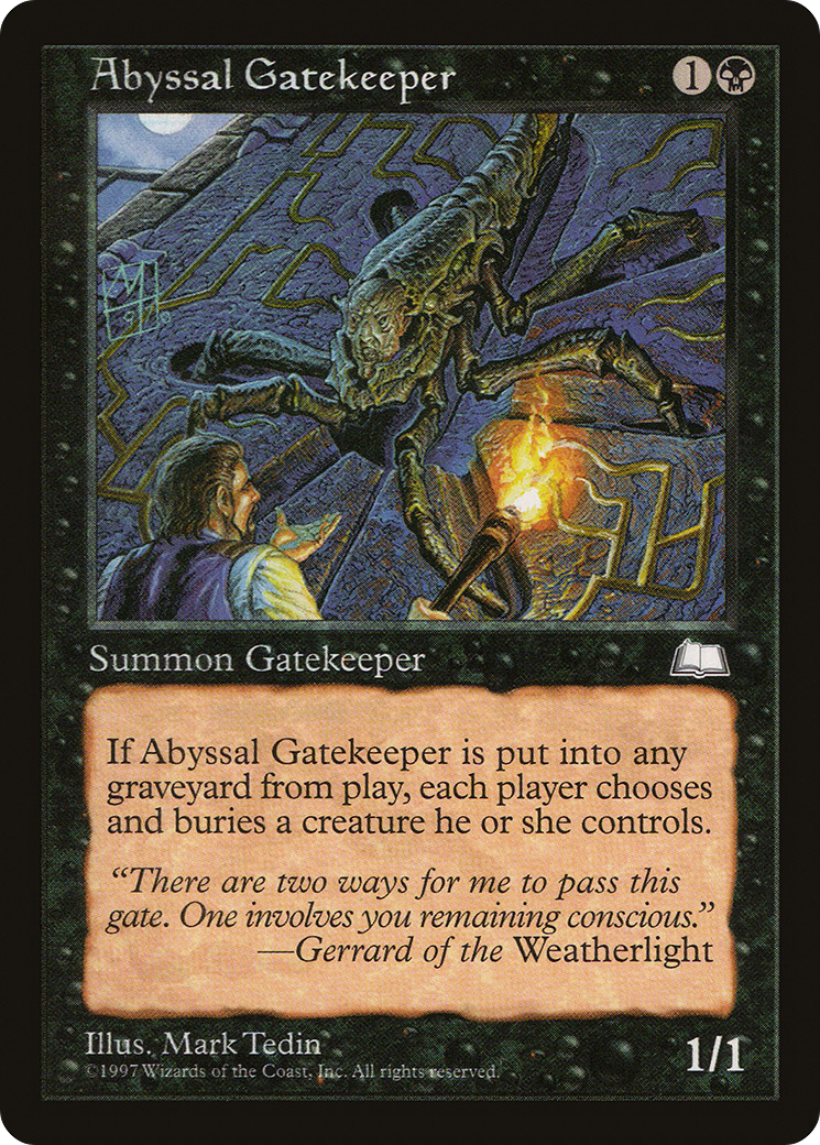 Abyssal Gatekeeper [Weatherlight]-1