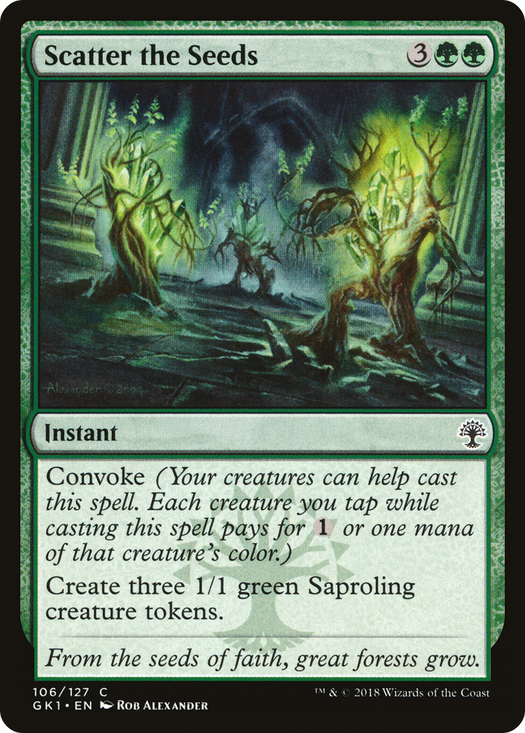 Scatter the Seeds [Guilds of Ravnica Guild Kit]-1