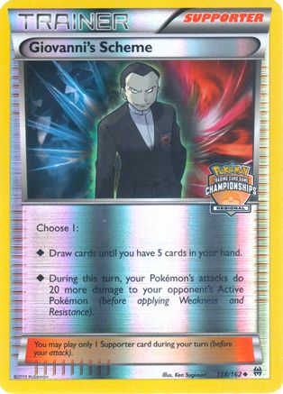 Giovanni's Scheme (138/162) (Championship Promo) [XY: BREAKthrough]-1